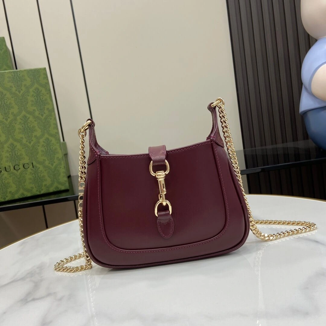Gucci Jackie Notte Smooth surface Mini Bag Seasonal 1077