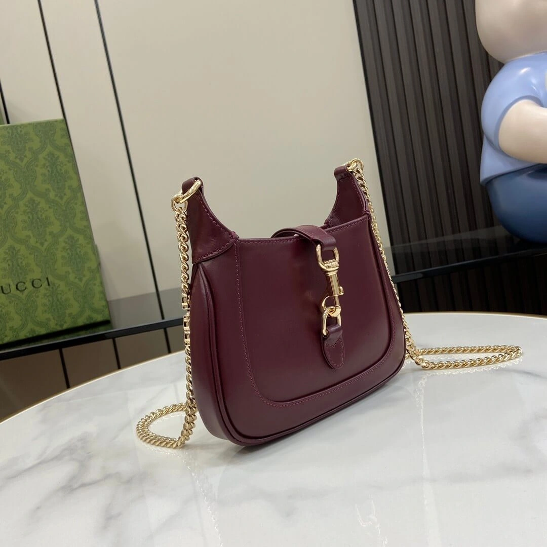 Gucci Jackie Notte Smooth surface Mini Bag Seasonal 1077