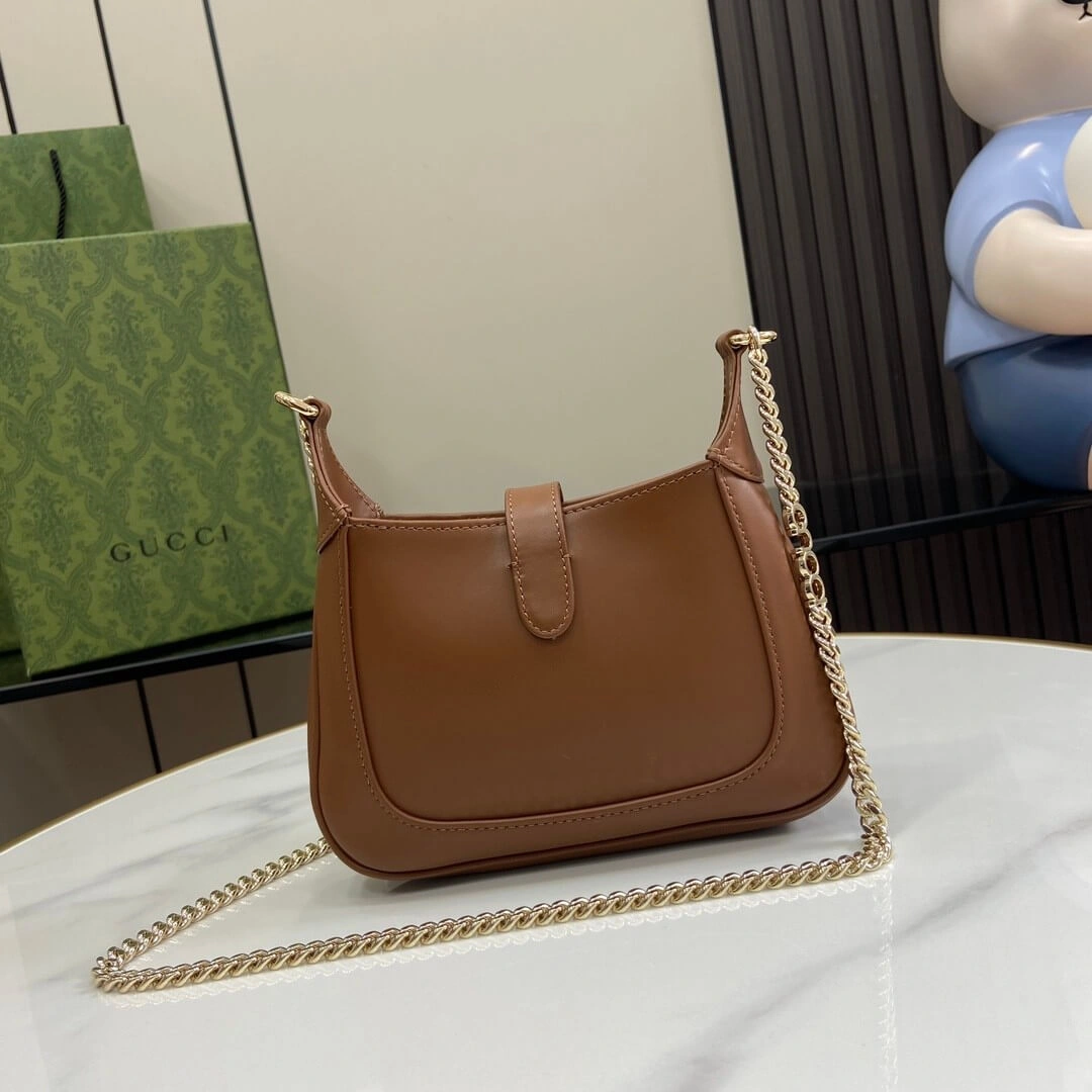 Gucci Jackie Notte Smooth surface Mini Bag ComfortFit 1075
