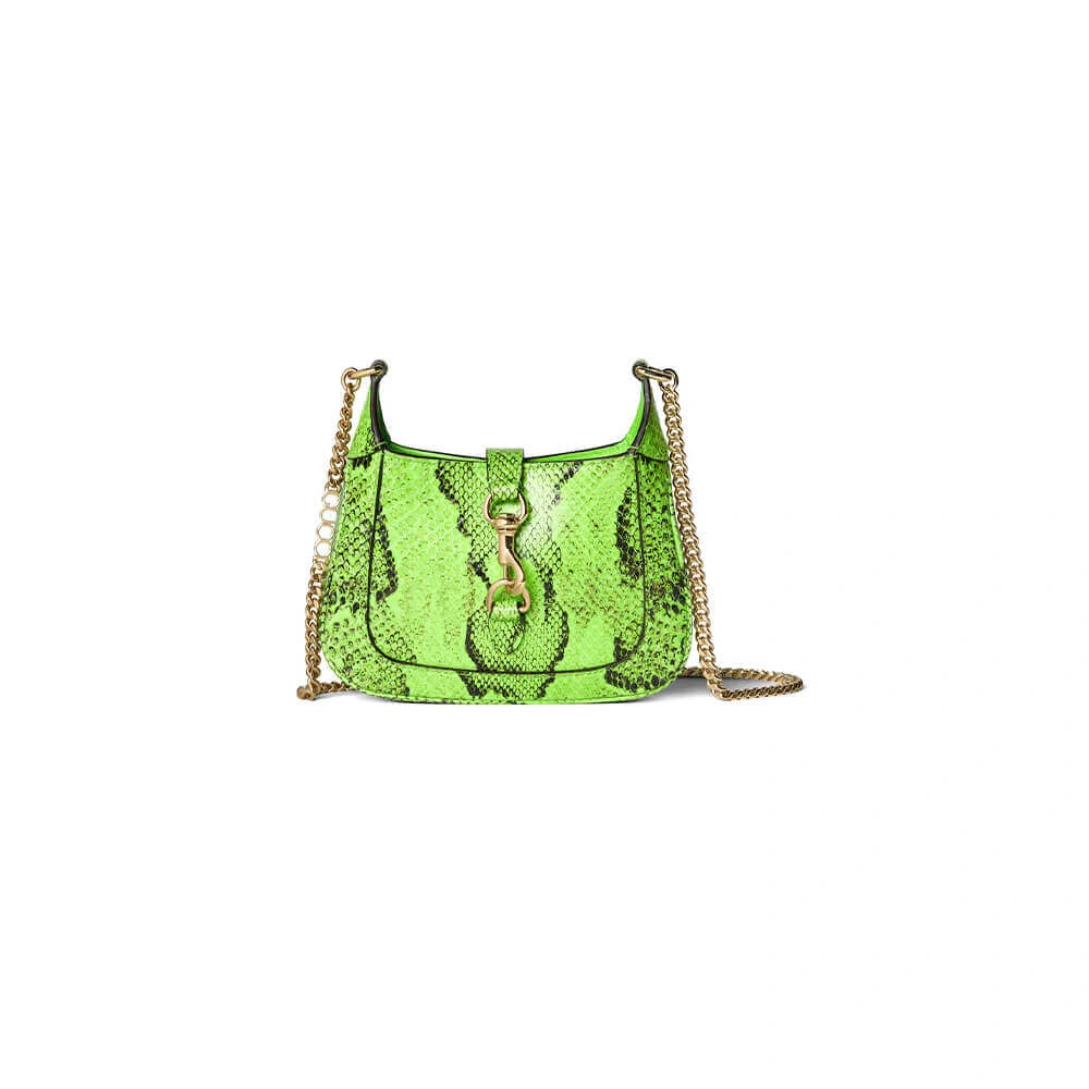 Gucci Jackie Notte python mini bag(HIGH-END GRADE) Neat 1006