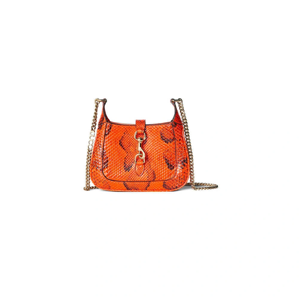 Unisex Gucci Jackie Notte python mini bag(HIGH-END GRADE) 995