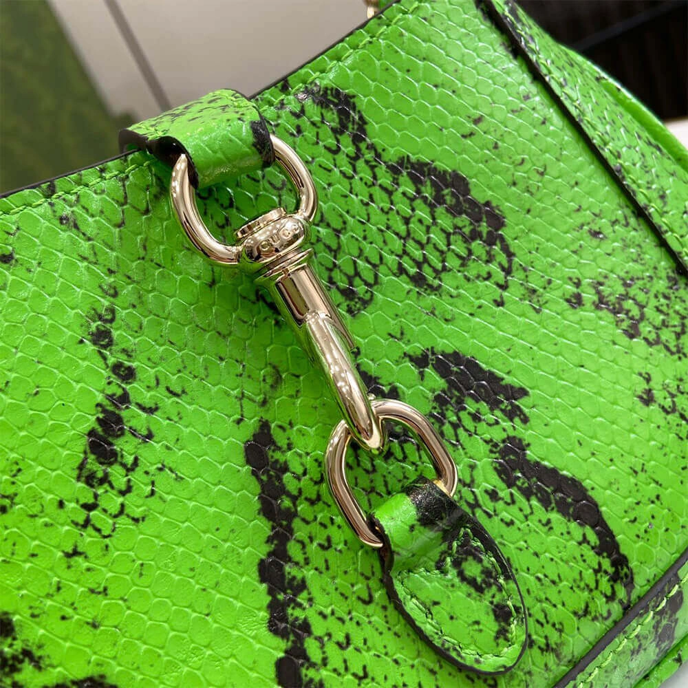 Gucci Jackie Notte python mini bag(HIGH-END GRADE) Neat 1006