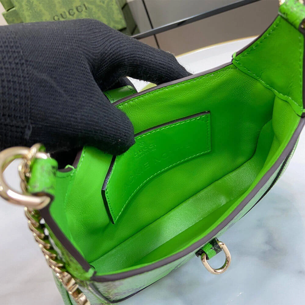 Gucci Jackie Notte python mini bag(HIGH-END GRADE) Neat 1006