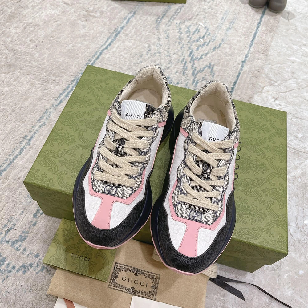Gucci Multicolor GG Supreme Rhyton Sneaker Breathable 3270