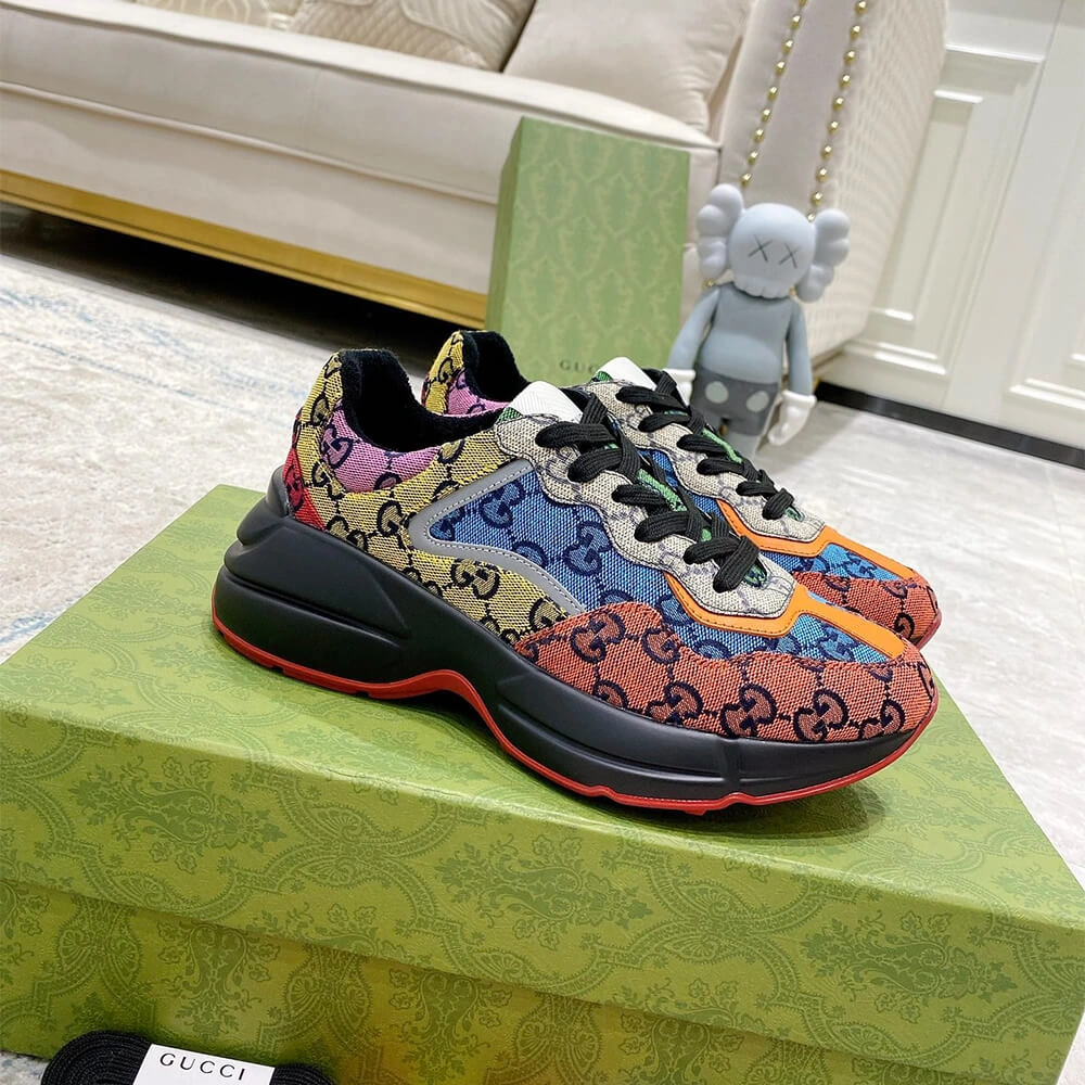 Stylish Gucci Multicolor GG Supreme Rhyton Sneaker 3286