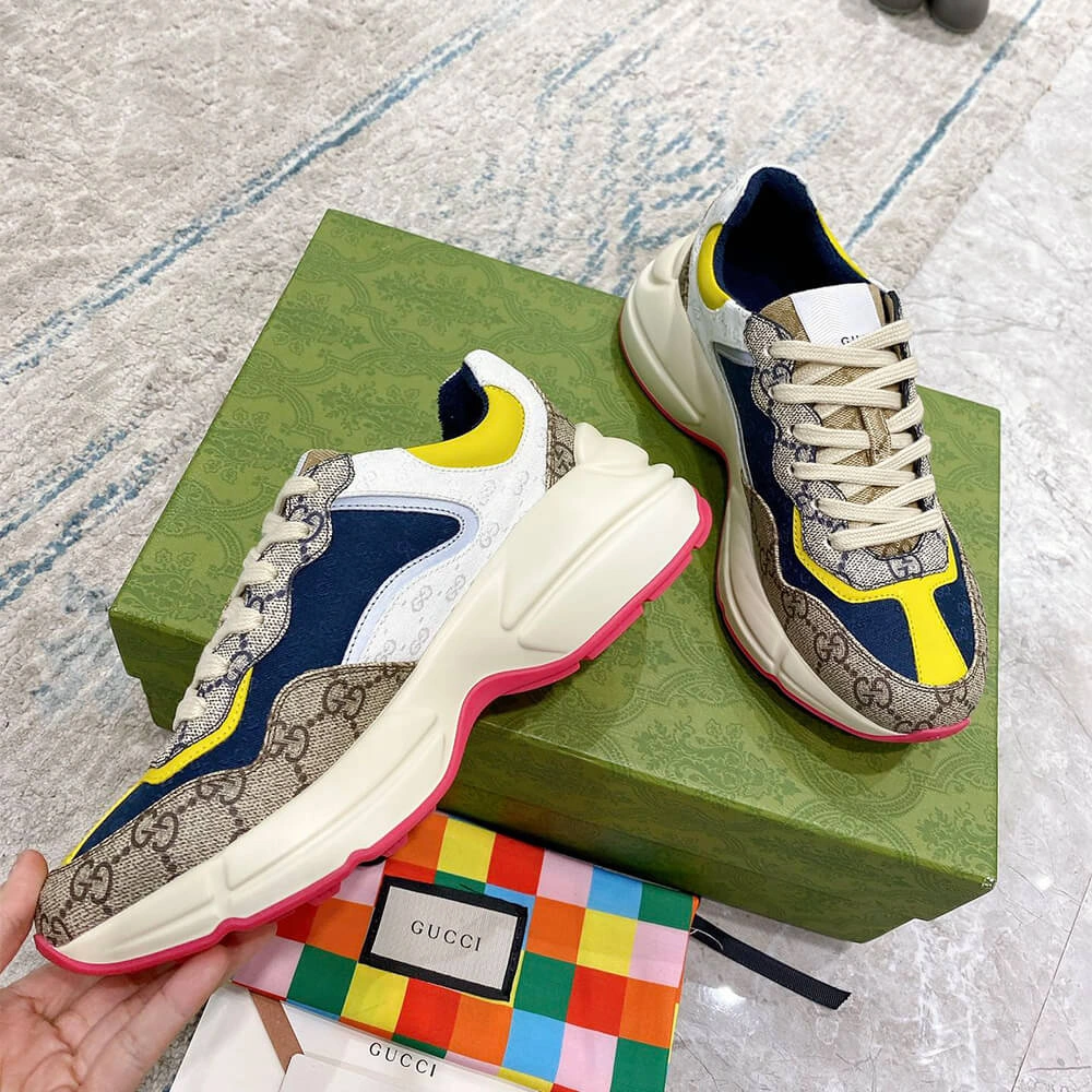 FreshLook Gucci Multicolor GG Supreme Rhyton Sneaker 3277