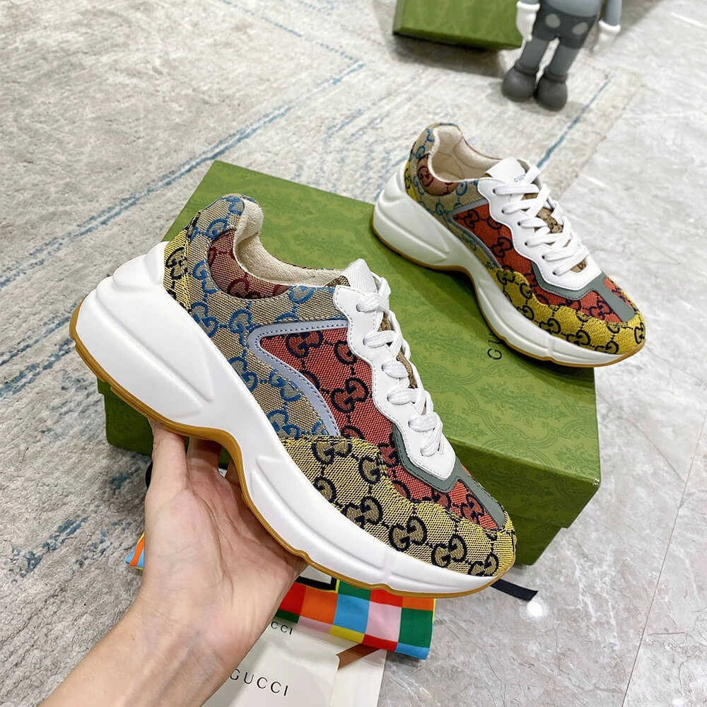 Contemporary Gucci Multicolor GG Supreme Rhyton Sneaker 3260
