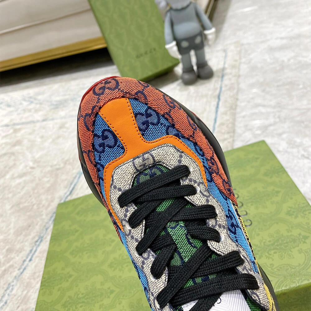 Stylish Gucci Multicolor GG Supreme Rhyton Sneaker 3286