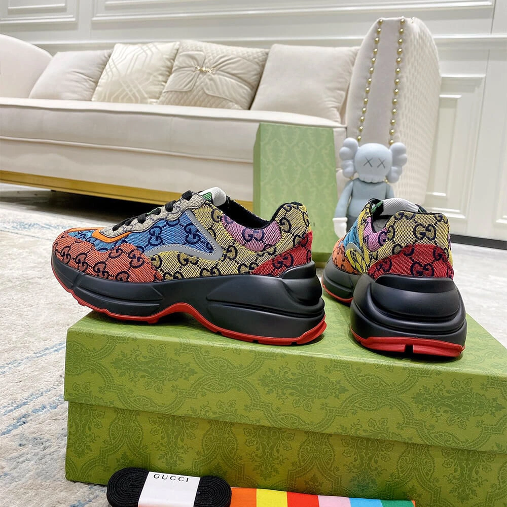Stylish Gucci Multicolor GG Supreme Rhyton Sneaker 3286