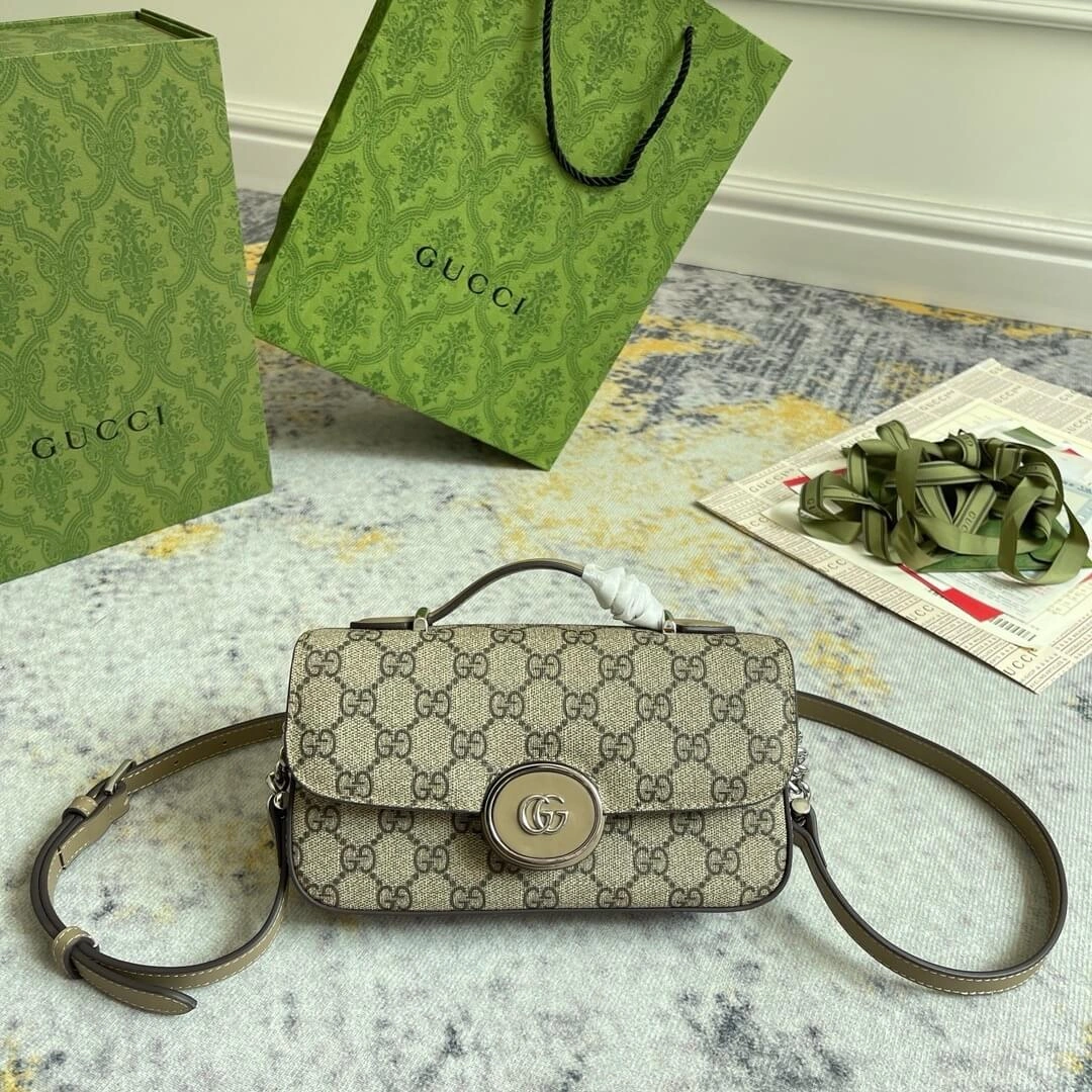 Original Gucci Petite GG mini shoulder bag 1228