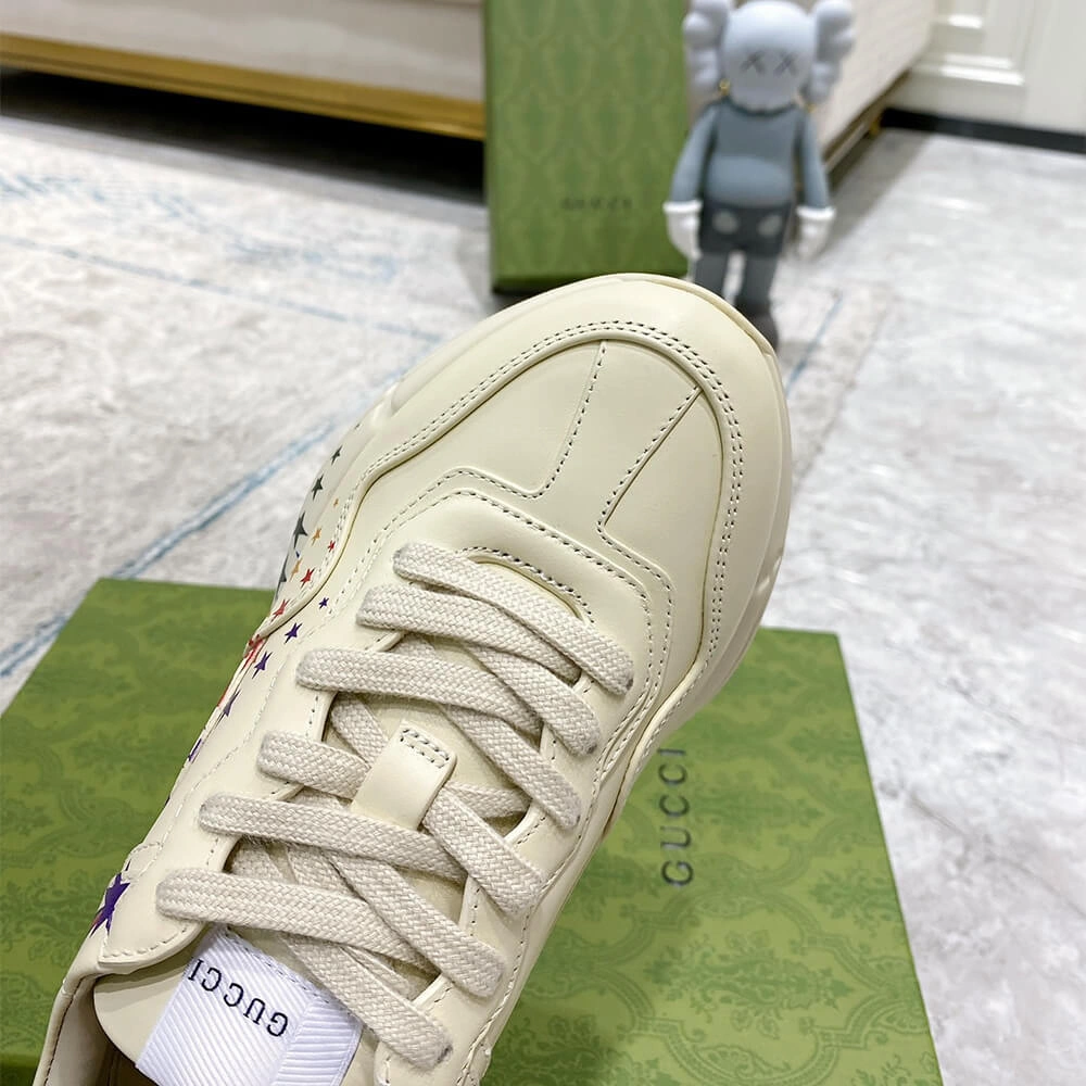 Gucci Rainbow Star Rhyton Sneaker Breathable 3269