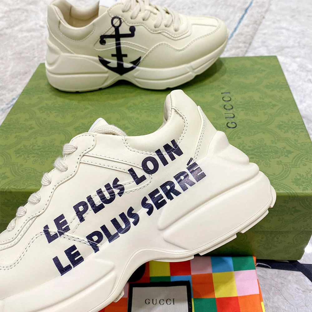 Seasonal Gucci Rhyton Anchor Sneaker 3290