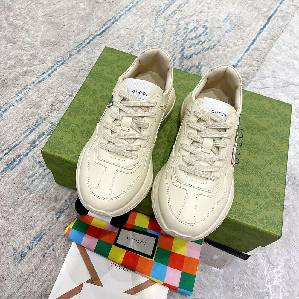 FlexibleFit Gucci Rhyton Apple-print Sneaker 3259