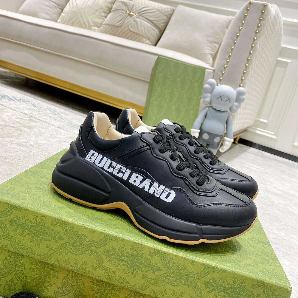 Gucci Rhyton ‘Gucci Band Black’ Sneaker Classic 3283