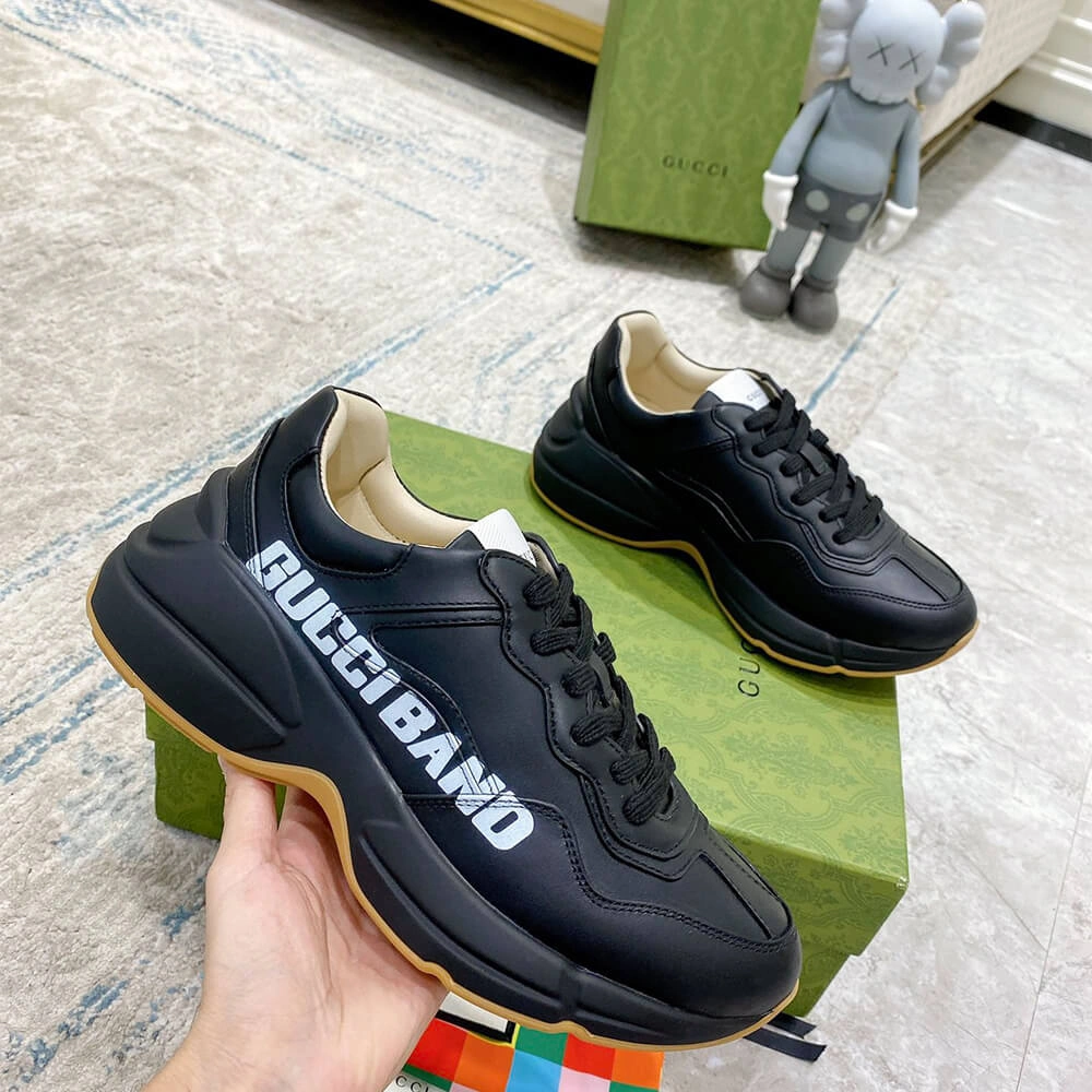 Gucci Rhyton ‘Gucci Band Black’ Sneaker Classic 3283