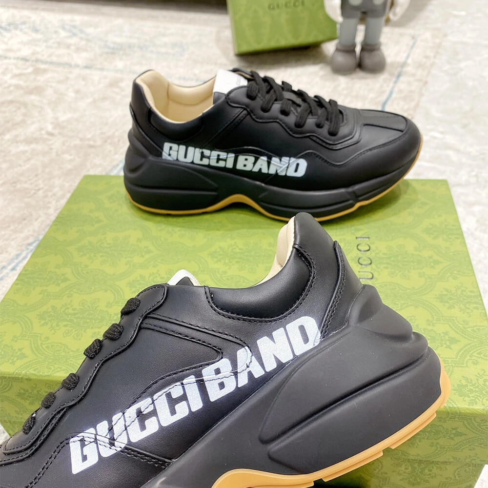 Gucci Rhyton ‘Gucci Band Black’ Sneaker Classic 3283