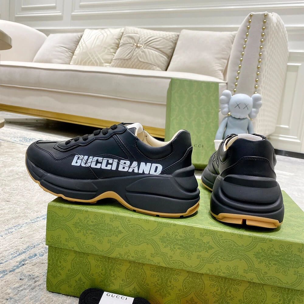 Gucci Rhyton ‘Gucci Band Black’ Sneaker Classic 3283