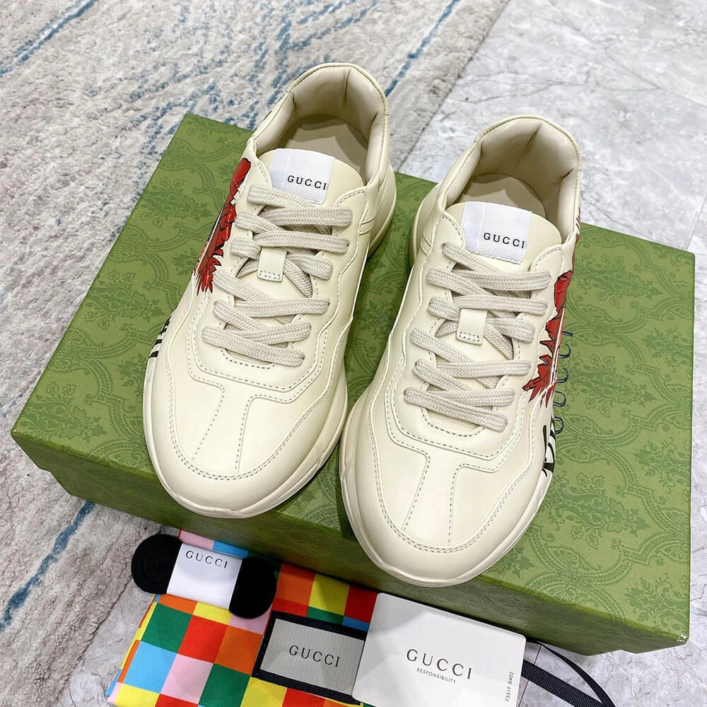 Gucci Rhyton Hawaii Print Sneaker MultiPurpose 3272