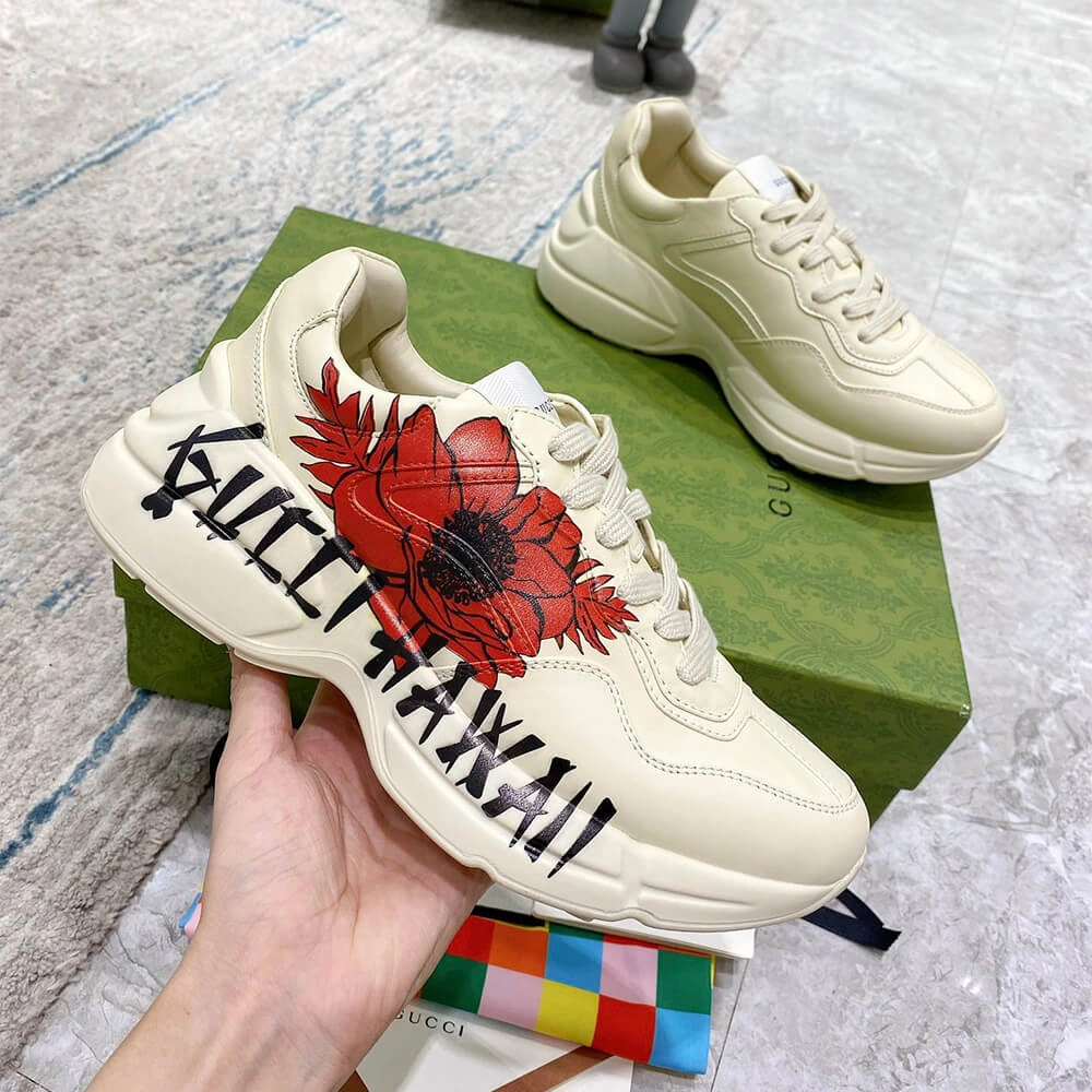 Gucci Rhyton Hawaii Print Sneaker MultiPurpose 3272