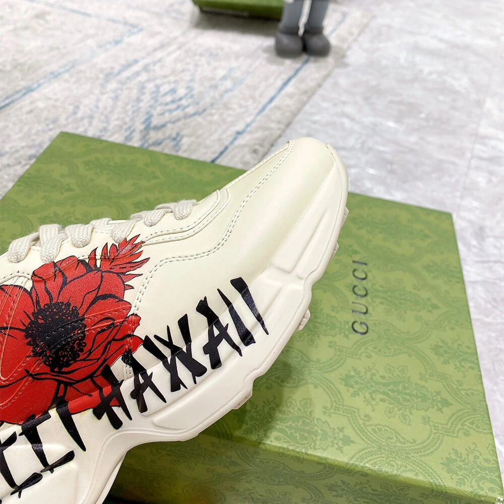 Gucci Rhyton Hawaii Print Sneaker MultiPurpose 3272