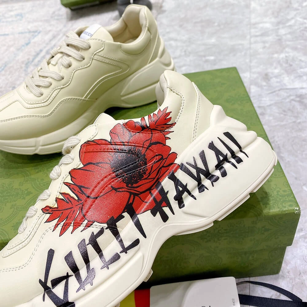 Gucci Rhyton Hawaii Print Sneaker MultiPurpose 3272