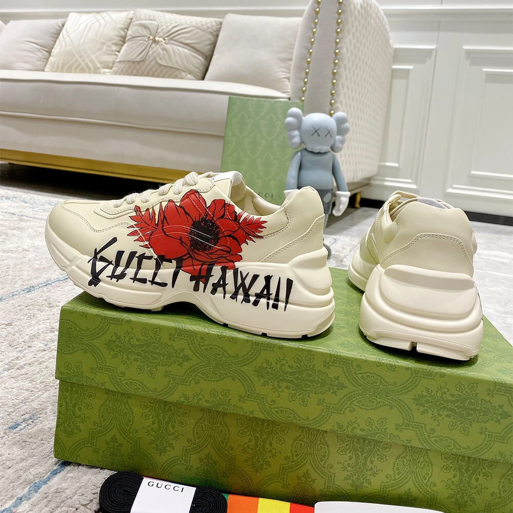 Gucci Rhyton Hawaii Print Sneaker MultiPurpose 3272