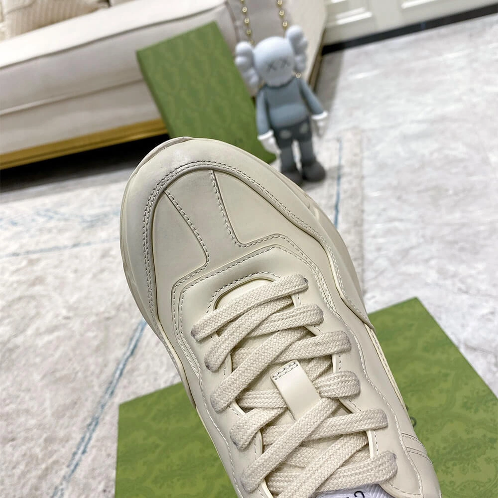 Gucci Rhyton Leather Sneakers Fashionable 3267
