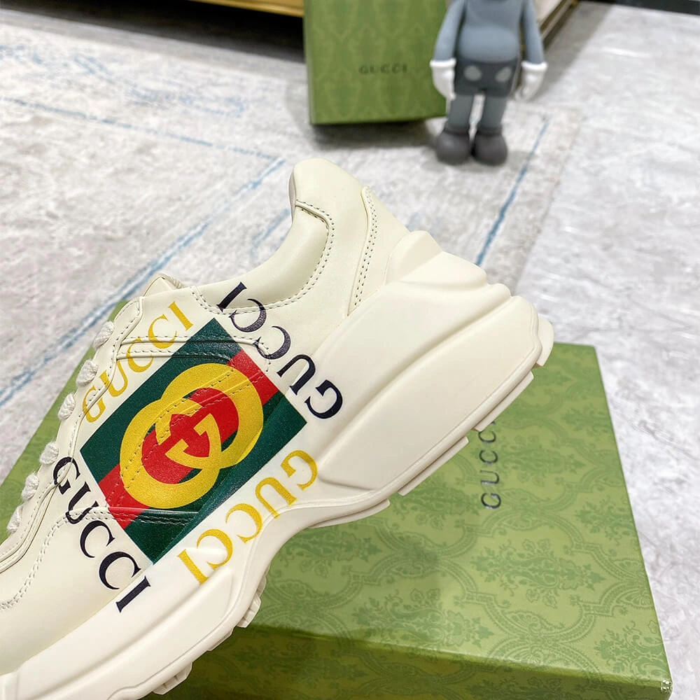 Gucci Rhyton Sneaker with Box Logo Timeless 3297