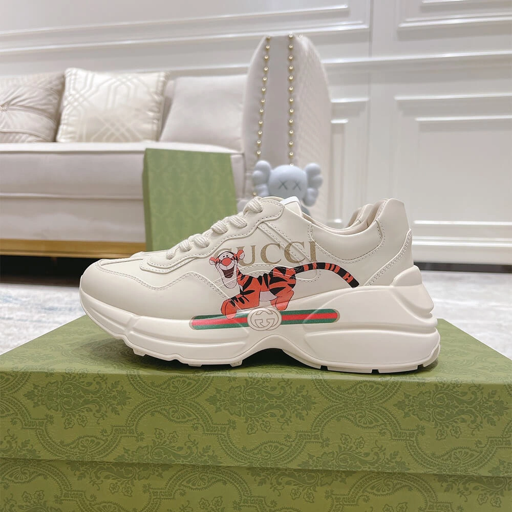 Gucci Rhyton Sneaker with Print WeatherProof 3257