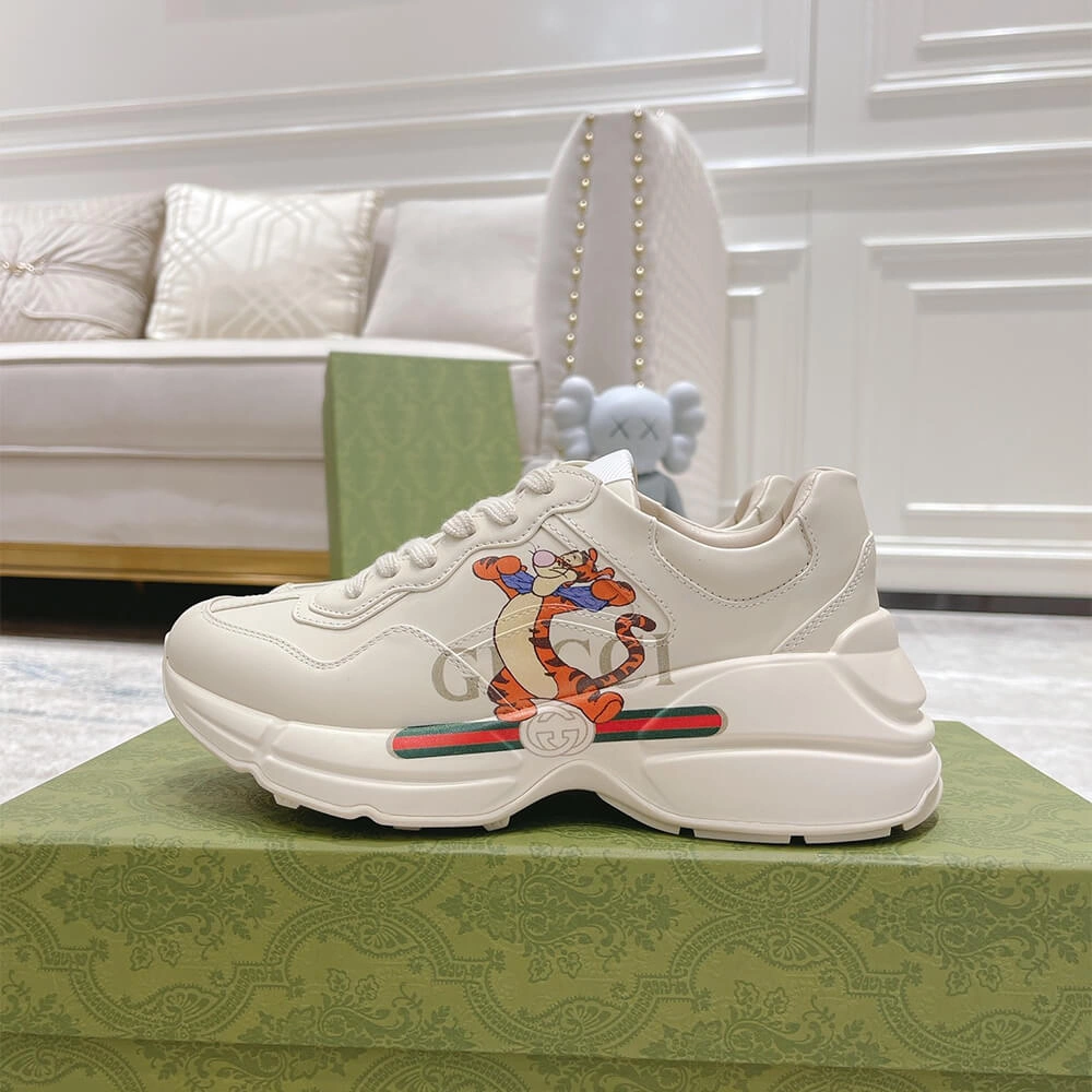 Gucci Rhyton Sneaker with Print Durable 3287