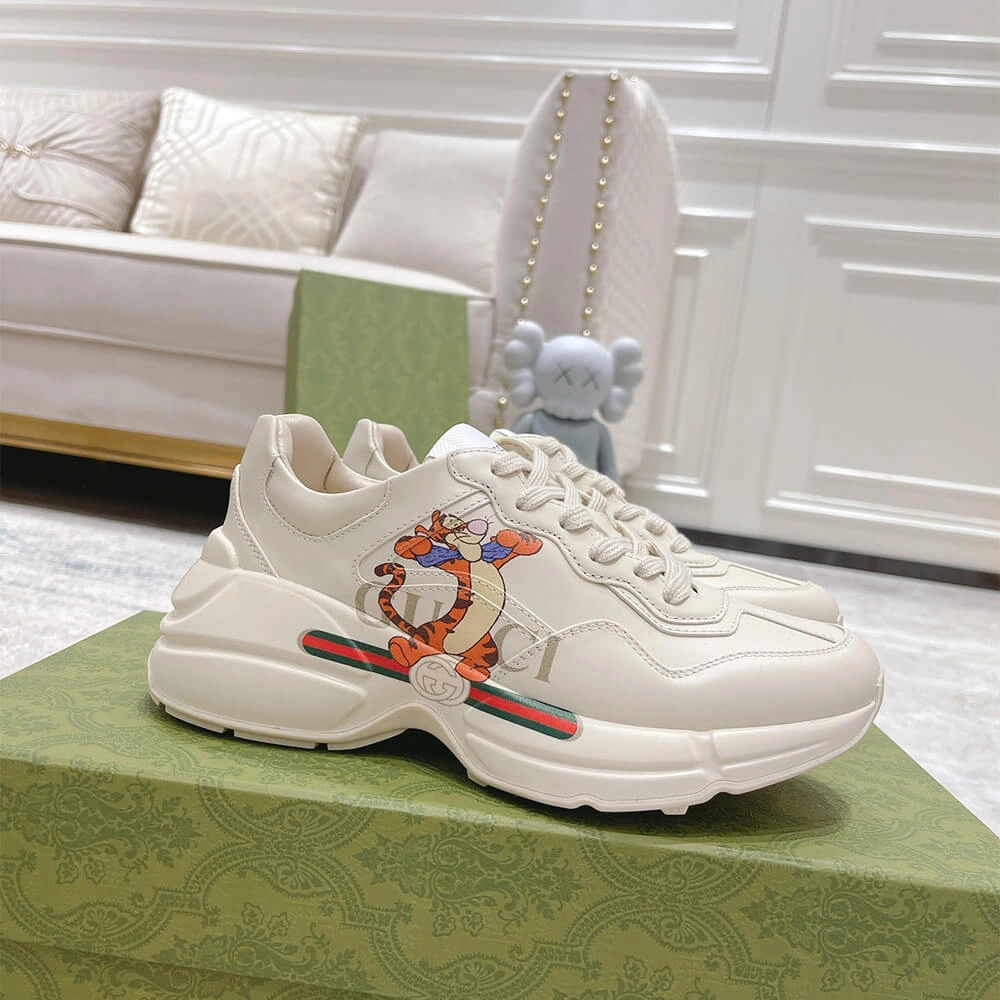 Gucci Rhyton Sneaker with Print Durable 3287