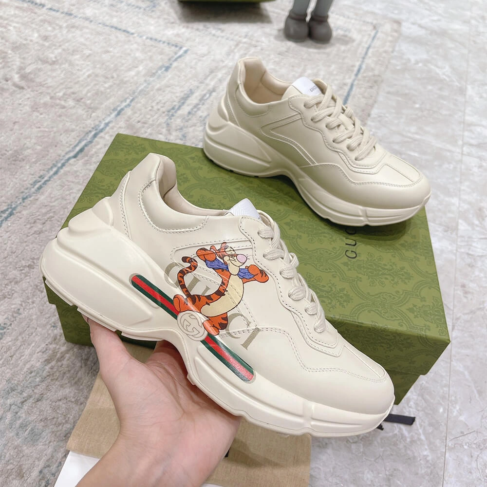 Gucci Rhyton Sneaker with Print Durable 3287