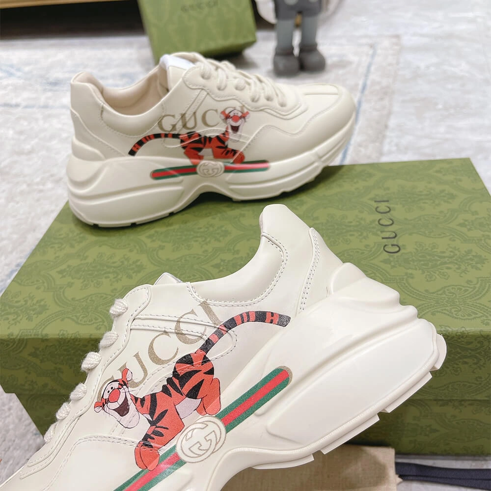 Gucci Rhyton Sneaker with Print WeatherProof 3257
