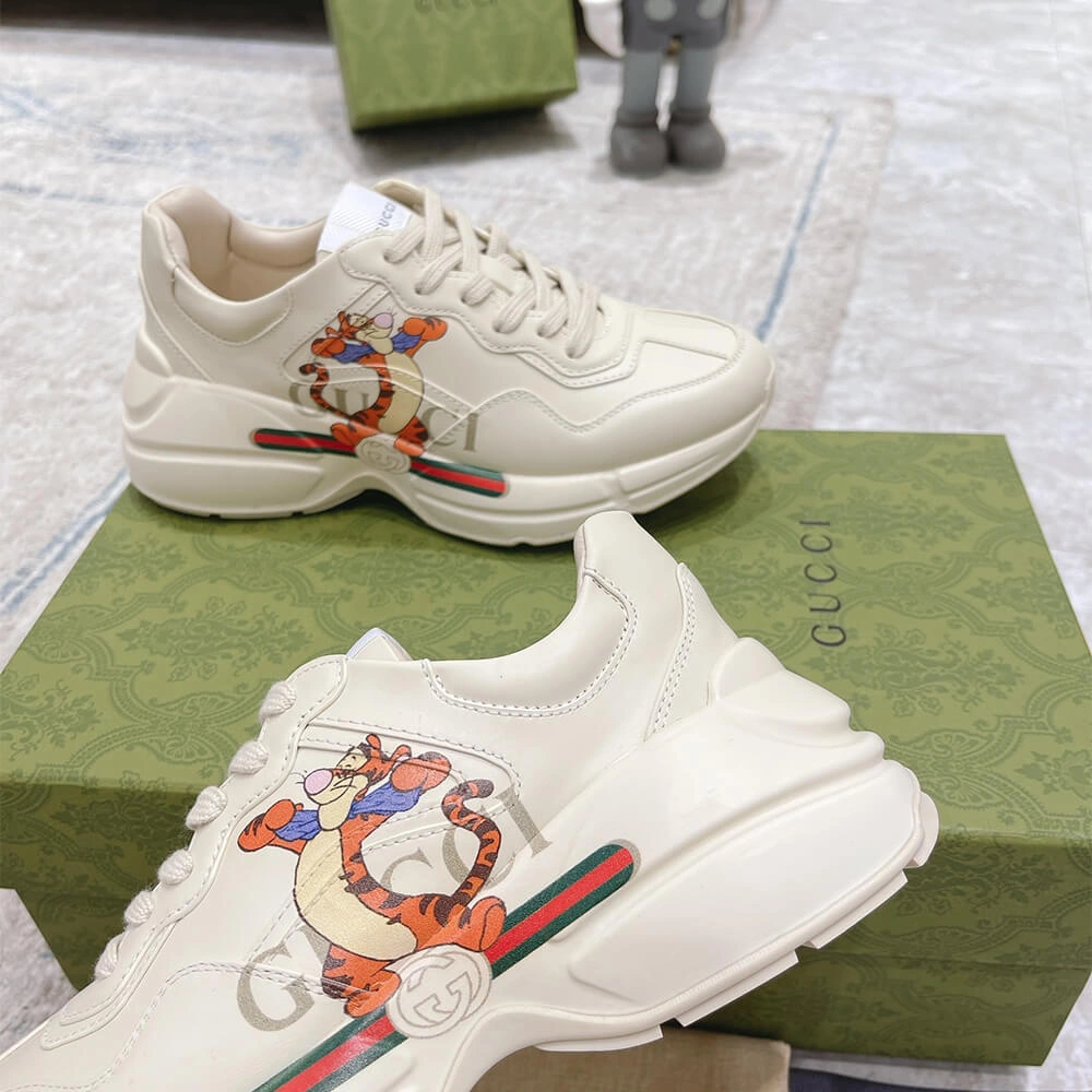 Gucci Rhyton Sneaker with Print Durable 3287