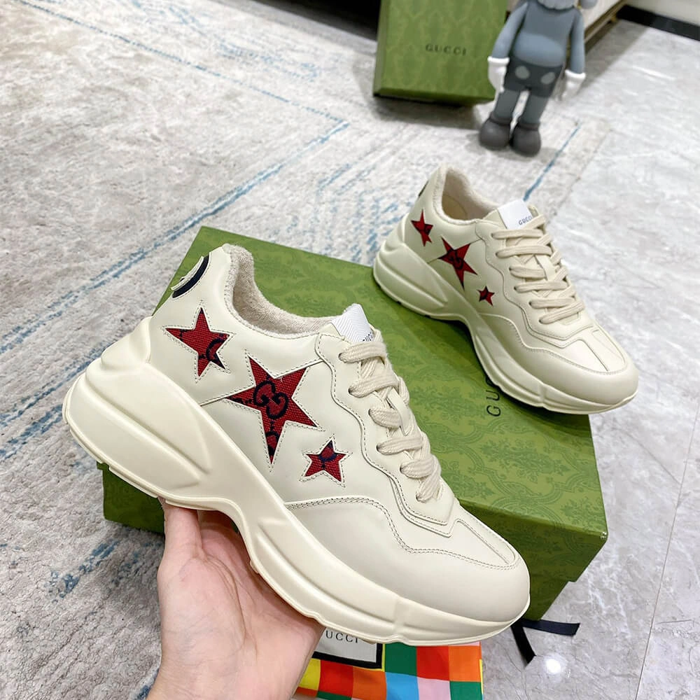 Classic Gucci Rhyton Sneaker with Stars 3268
