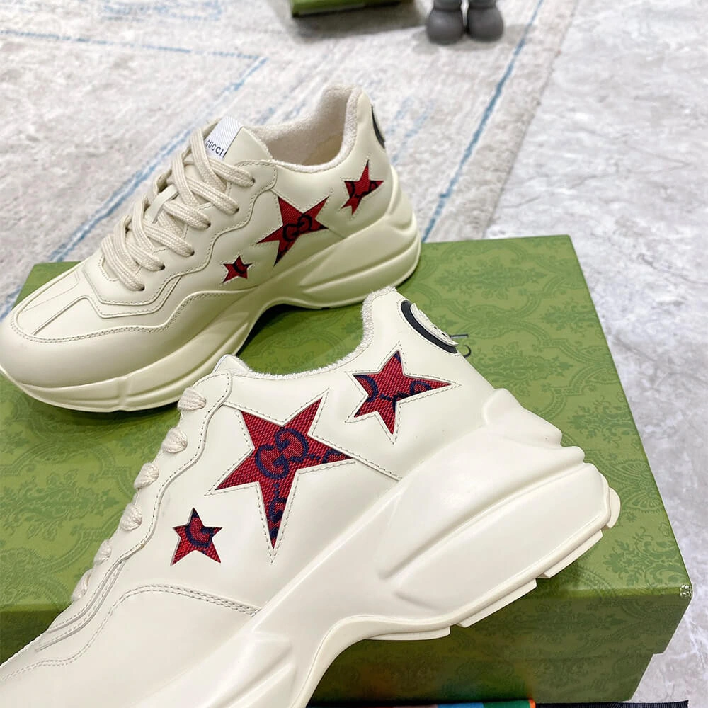 Classic Gucci Rhyton Sneaker with Stars 3268