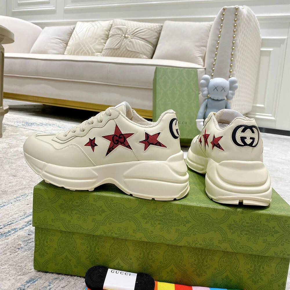 Classic Gucci Rhyton Sneaker with Stars 3268