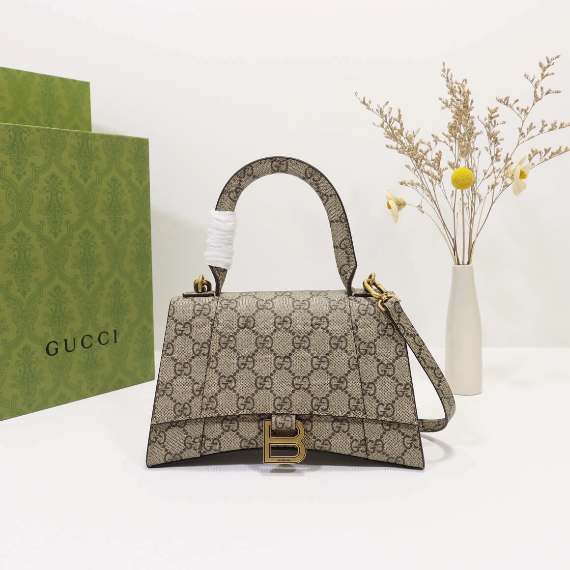 ComfortFit Gucci x Balenciaga Small Hourglass Bag 1272