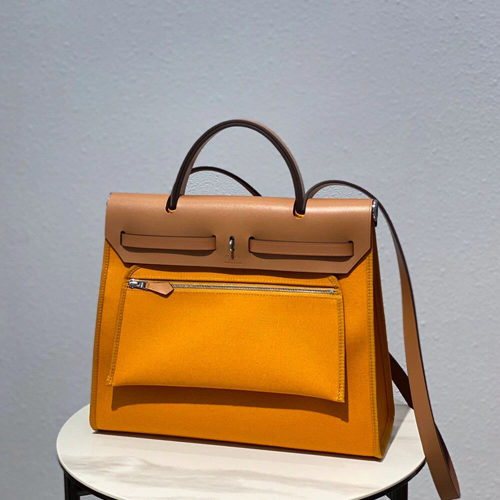 Stylish HERMES Herbag Zip 31 bag 1866