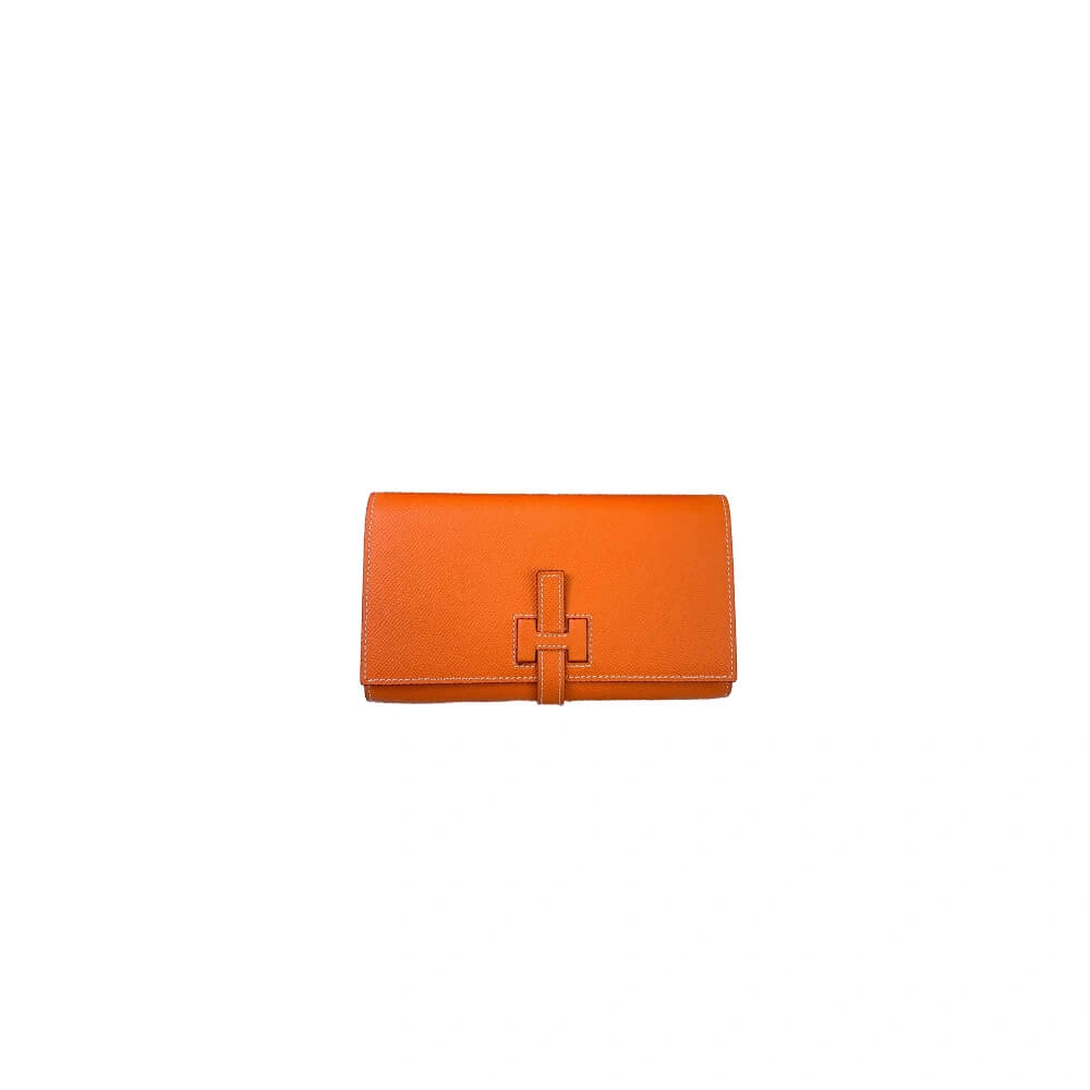 Compact HERMES New H Passant Toutenmain wallet(HIGH-END GRADE) 2003