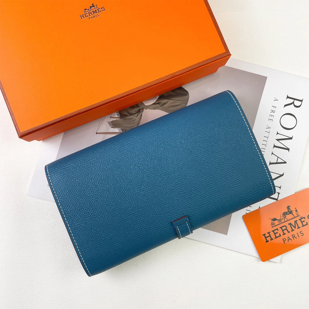 HERMES New H Passant Toutenmain wallet(HIGH-END GRADE) Tailored 2017
