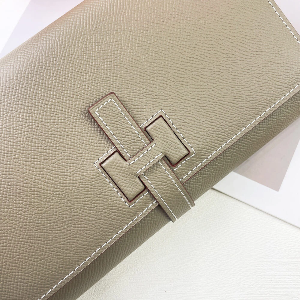 HERMES New H Passant Toutenmain wallet(HIGH-END GRADE) Sustainable 1963