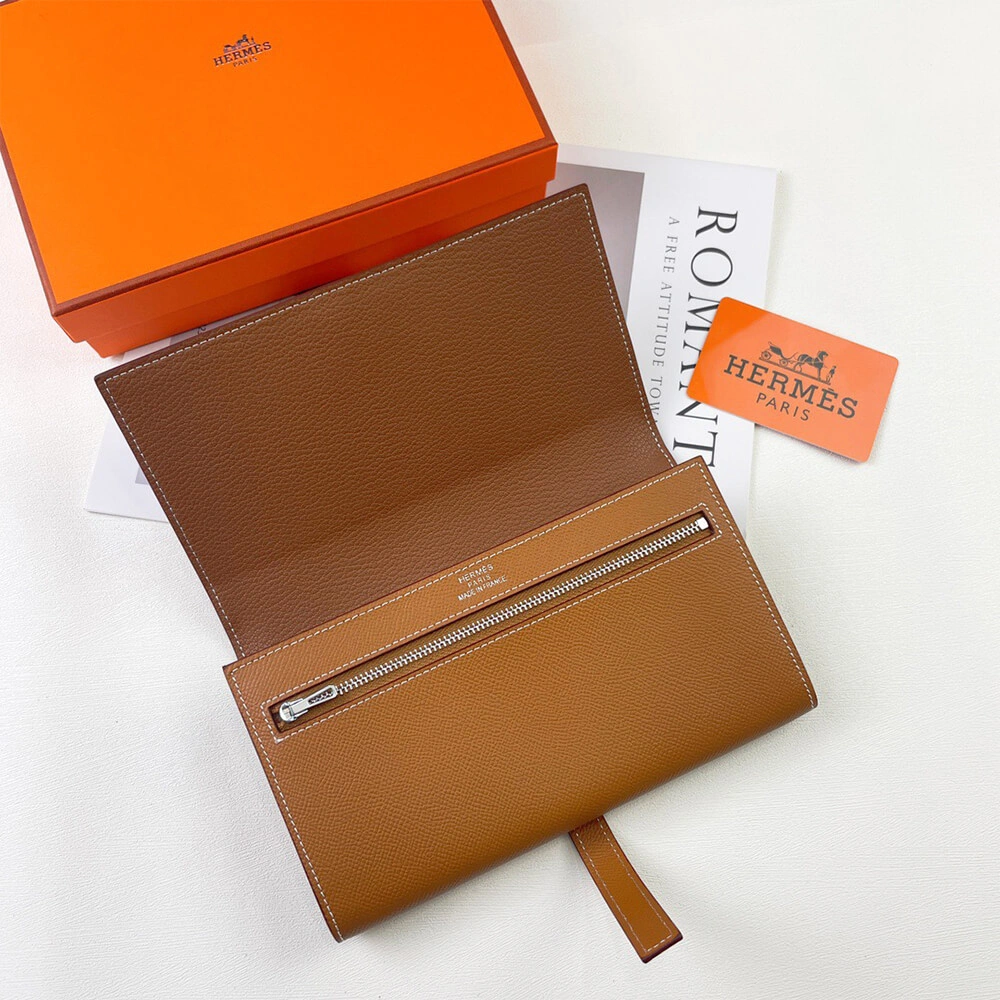 SmartChoice HERMES New H Passant Toutenmain wallet(HIGH-END GRADE) 2040