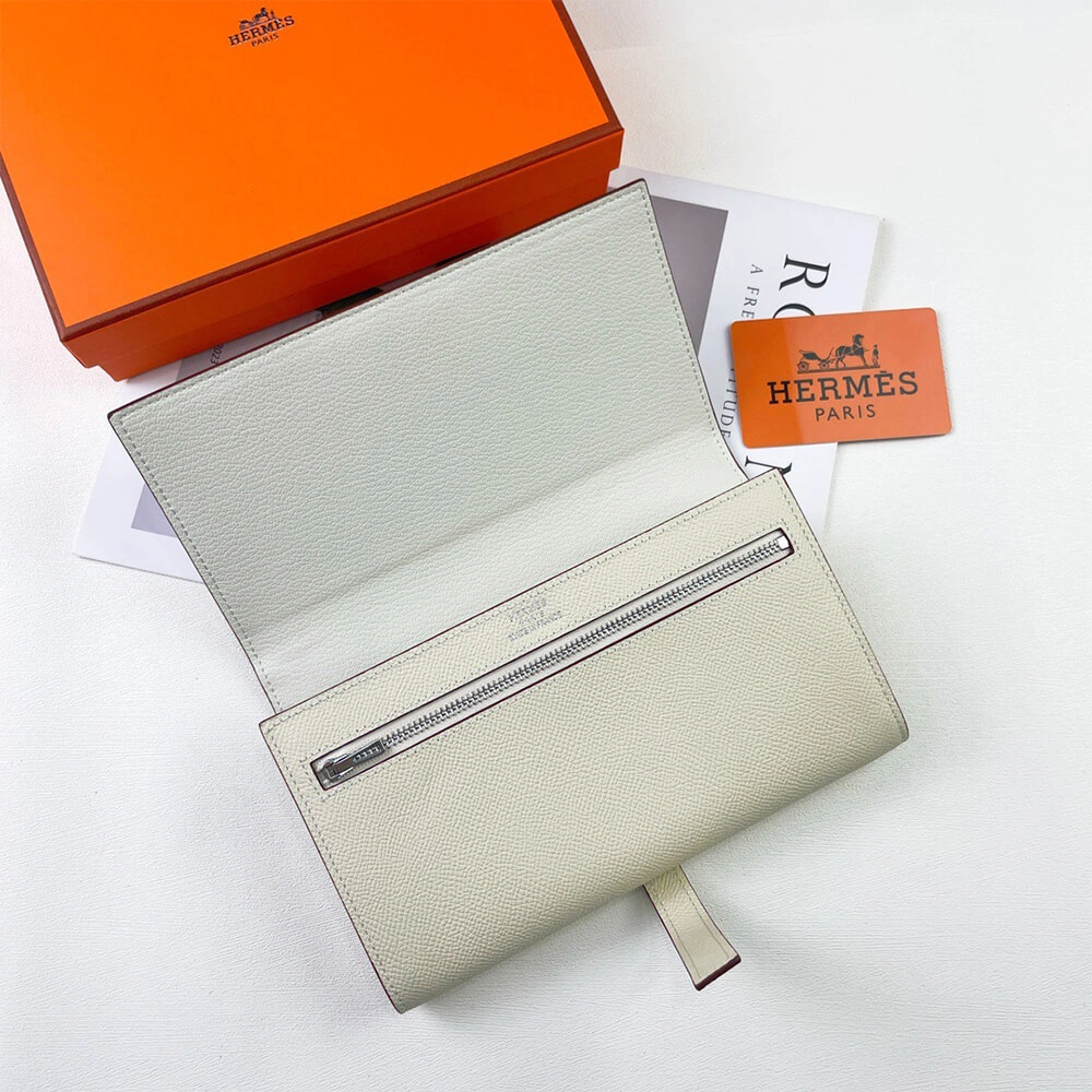Popular HERMES New H Passant Toutenmain wallet(HIGH-END GRADE) 2021