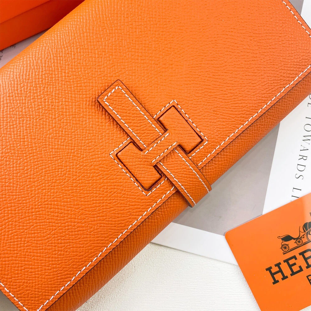 Compact HERMES New H Passant Toutenmain wallet(HIGH-END GRADE) 2003