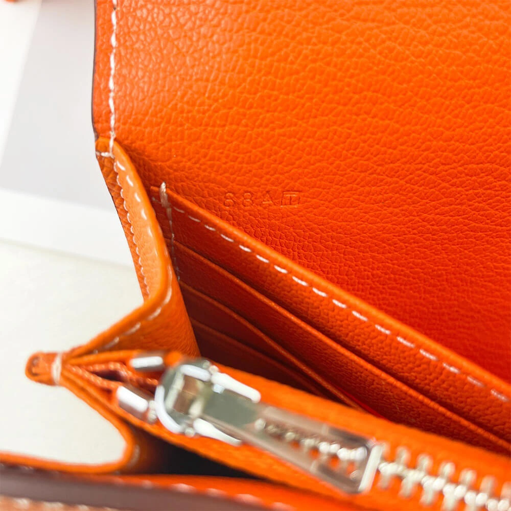 Compact HERMES New H Passant Toutenmain wallet(HIGH-END GRADE) 2003