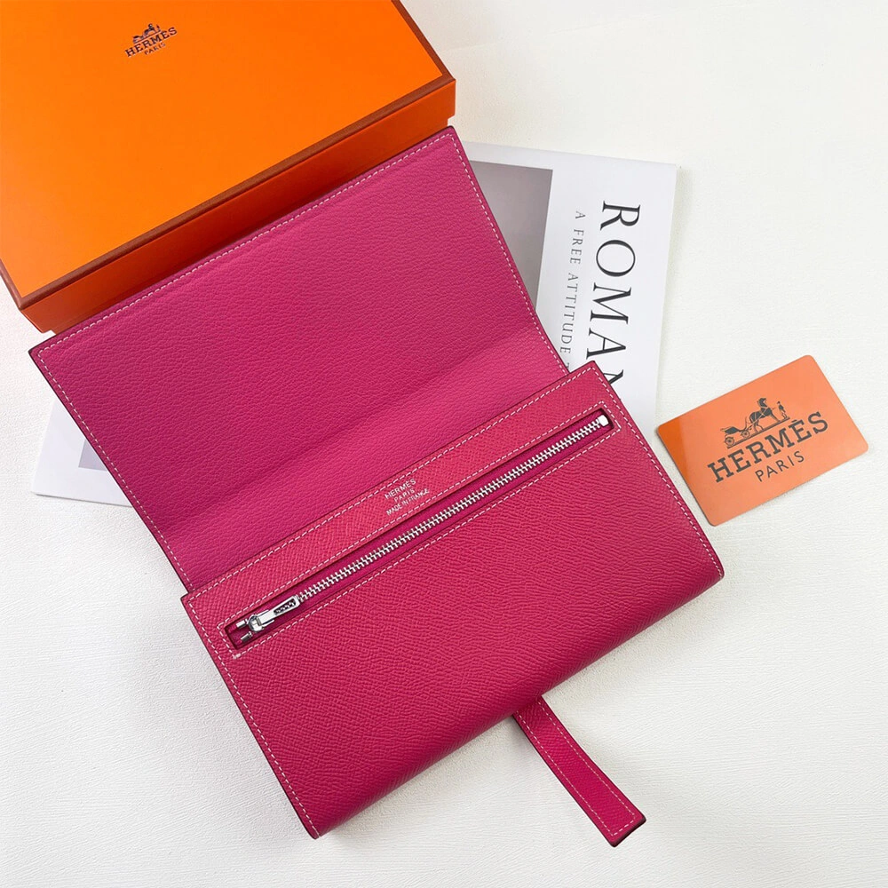 HERMES New H Passant Toutenmain wallet(HIGH-END GRADE) Stylish 2011