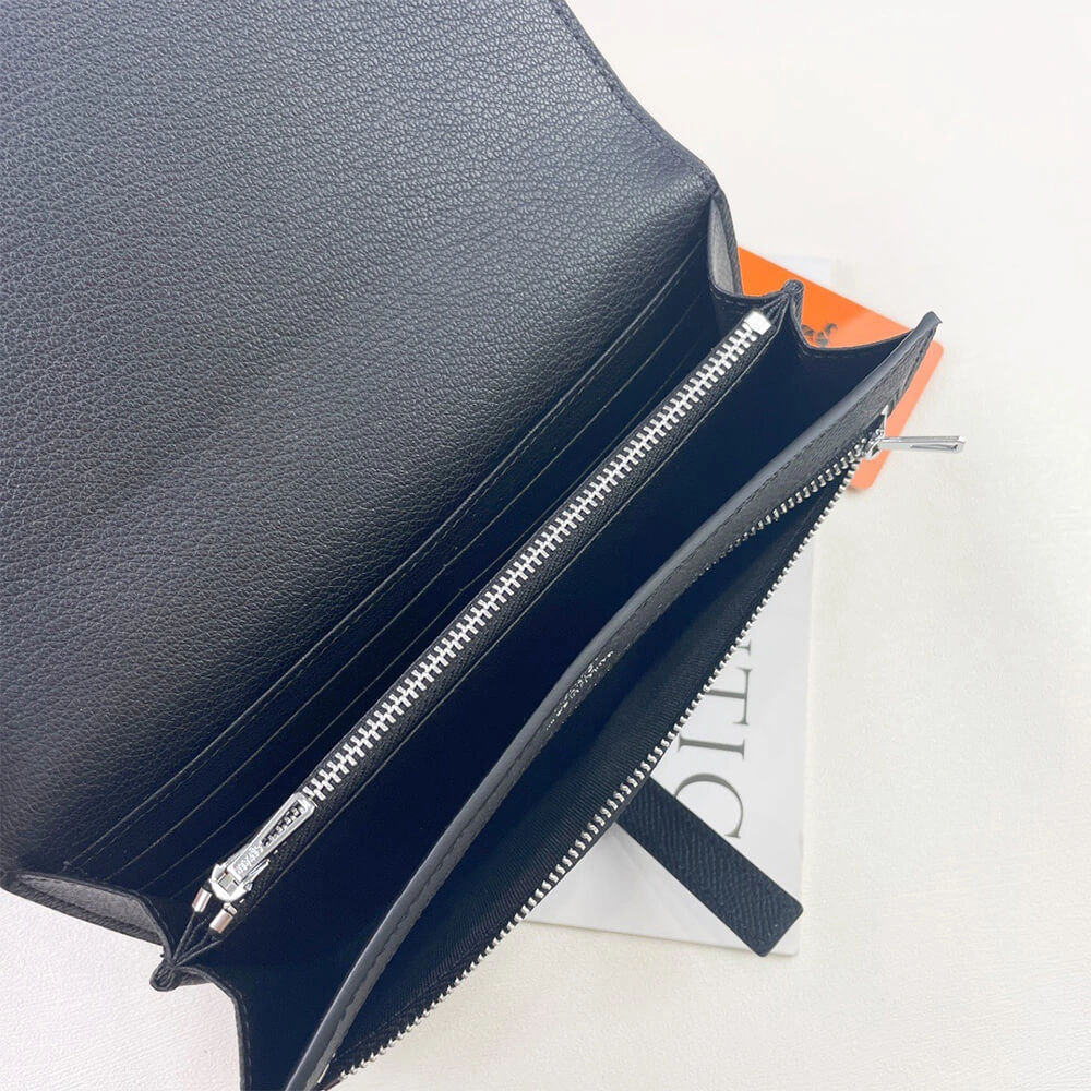 HERMES New H Passant Toutenmain wallet(HIGH-END GRADE) MultiPurpose 2015