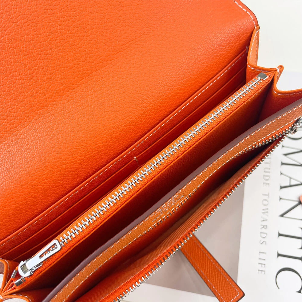 Compact HERMES New H Passant Toutenmain wallet(HIGH-END GRADE) 2003