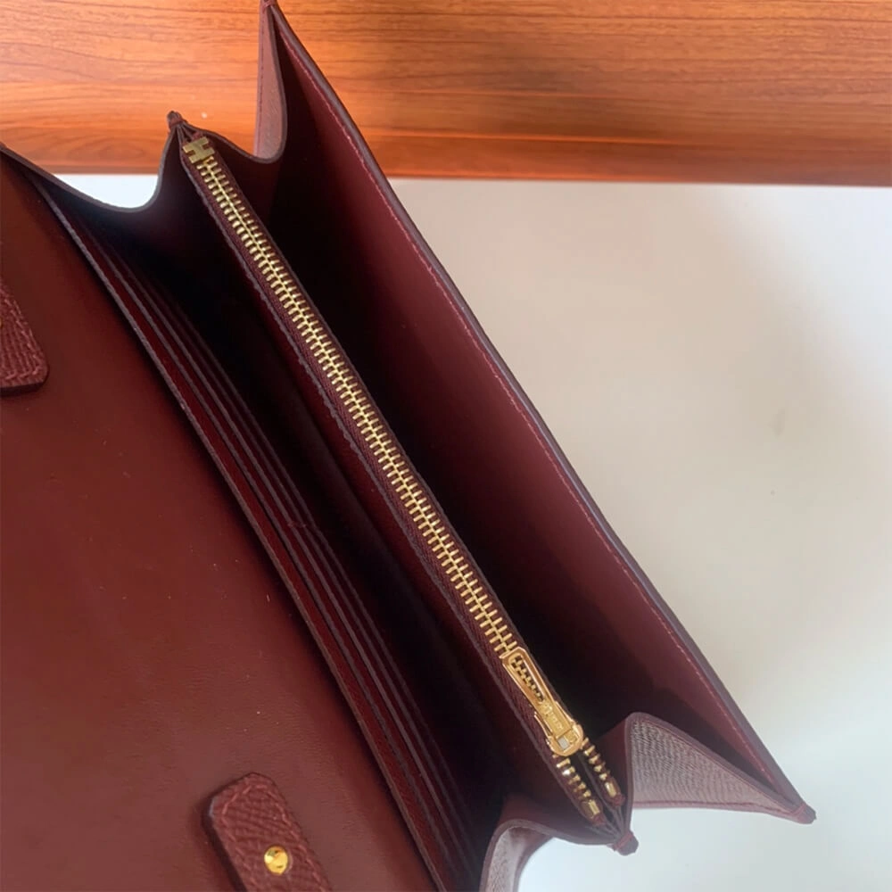 Sophisticated Hermes Constance To Go Rock wallet 1787